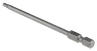 05059630001 Wera Hexagon Screwdriver Bit, 3 mm Tip, 1/4 Drive, Hex Drive, 89 mm Overall