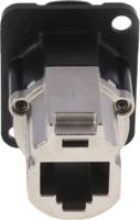ne8fdx-p6-b Neutrik, etherCON CAT6A D shape Connector for use with etherCON Connectors