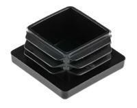 629-0136 RS PRO Black Square Tube Plug, 30mm