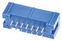 2-1761603-5 TE Connectivity AMP-LATCH Series Straight Through Hole PCB Header, 14 Contact(s), 2.54 mm Pitch, 2 Row, Shrouded