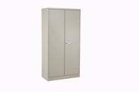 621-1694 RS PRO Mild Steel Lockable 2 Door Cabinet, 1830mm x 915mm x 457mm