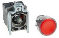 xb4bw34m5 Schneider Electric Harmony XB4 Series Illuminated Push Button, Panel Mount, 22mm Cutout, SPDT, IP66, IP67, IP69(IP69K)