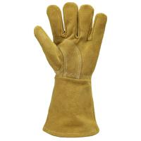 1wel300009 Coverguard Gold Leather Welding Gloves Electric Resistant, Chemical Resistant