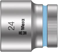05003614001 Wera 1/2 in Drive 24mm Standard Socket, 6 point, 37 mm Overall Length