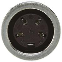 c091-31n004-1002 Amphenol C 091 D Series, 4 Pole Din Socket Socket, 5A, 300 V ac/dc IP67, Screw On