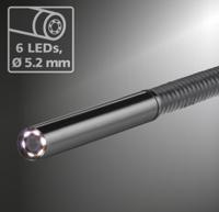 082262a Laserliner 082.262A 5.2mm probe Inspection Camera, 1m Probe Length, LED Illumination