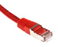 411-481 RS PRO, 5m Cat6, Red RJ45 to Male RJ45 Male, S/FTP Shielded, Terminated PVC Sheath