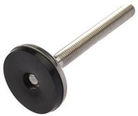 a105006 Nu-Tech Engineering M12 Stainless Steel Adjustable Foot, 350kg Static Load Capacity 3.5° Tilt Angle