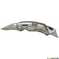 0-10-813 Stanley Knife with Double-Sided Blade, Retractable, 76mm Blade Length