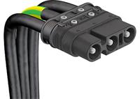 304010 Staubli Circular Connector, 3 Contacts, Cable, 8 mm Connector, Plug, Male, IP67, RobiFix Series