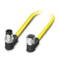 1406163 Phoenix Contact Male 5 way M12 to Female 5 way M12 Sensor Actuator Cable, 0.5 m