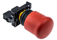 216515-m22-pvk01 Eaton RMQ Titan M22 Series Pull Release Emergency Stop Push Button, Panel Mount, 22mm Cutout, 1NC, IP66, IP67, IP69K