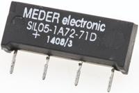 sil05-1a72-71d Meder PCB Mount Reed Relay, 5V dc Coil, SPST, 200V dc Max, 1 A Max, 500Ω
