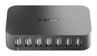 dub-h7b D-Link 7 Port USB 2.0 USB A  Hub, External Power Adapter Powered, 100.08 x 55.88 x 22.86mm