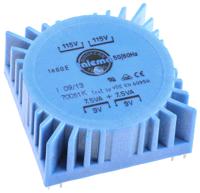 70051k Nuvotem Talema 115 V ac, 230 V ac, 2 x 9V ac Toroidal Transformer, 15VA 2 Output