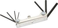 62-m06 SAM 7 piece Folding Hex Key Set, 1.5 → 6mm