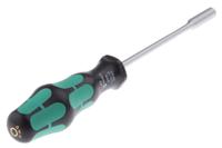 05029405001 Wera Hexagon Nut Driver, 6 mm Tip, 125 mm Blade, 223 mm Overall