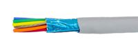 78120-sl005 Alpha Wire Ecogen Ecocable Mini Control Cable, 10 Cores, 0.15 mm² 26 AWG, Screened, 30 m, Grey Modified Polyphenylene