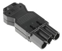 9293230531 Wieland GST18i3 Series Mini Connector, 3-Pole, Male, Cable Mount, 20A, IP40