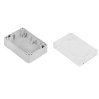 192-0723 RS PRO Grey ABS, Polycarbonate Enclosure, IP68, IK07, Transparent Lid, 105 x 70 x 40mm