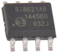 si8621ab-b-is SI8621AB-B-IS Skyworks Solutions Inc, 2-Channel Digital Isolator 1Mbps, 2.5 kVrms, 8-Pin SOIC