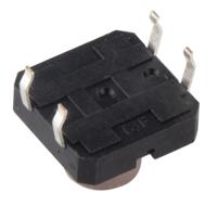 pts125sm85-2-lfs C & K IP40 Black Button Tactile Switch, SPST 50 mA 7 (Dia.)mm Through Hole
