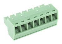 1803620 Phoenix Contact, 3.81mm Pitch, MC 1.5/ 7-ST-3.81, 7 Way, , Pluggable Terminal Block, Plug, Cable Mount, Screw