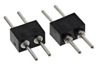 830-80-002-10-001101 Preci-Dip 830 Series Straight Through Hole Pin Header, 2 Contact(s), 2 mm Pitch, 1 Row, Unshrouded