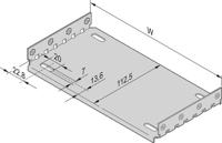 34563-004 nVent SCHROFF Mounting Plate for Use with EuropacPRO family
