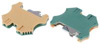 878-7566 RS PRO 2-Way DIN Rail Earth Block, 0.5 to 4mm², 26 → 10 AWG Wire, Screw