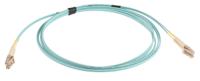 121-3920 RS PRO LC to LC Duplex Multi Mode OM3 Fibre Optic Cable, 900μm, Blue, 3m