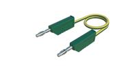 934059188 Hirschmann Test & Measurement Test Probes, 32A, 60V dc, Green, 25cm Lead Length