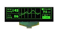mcot256064cy-gm Midas 5.5in Green Passive matrix OLED Display 256 X 64pixels COT Multi Interface