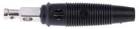 930727100 Hirschmann Test & Measurement Black Male Banana Plug, 4 mm Connector, Solder Termination, 30A, 30 V ac, 60V dc, Nickel
