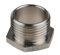 471-1366 RS PRO Male Bush, Conduit Fitting, 20mm Nominal Size, 316 Stainless Steel, Silver IP67 rating