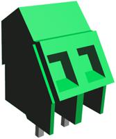 796690-2 TE Connectivity, 5mm Pitch, Buchanan, 2 Way, Angled, Pluggable Terminal Block, Header, Through Hole, Screw Termination,