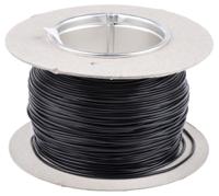 285-7763 Staubli Black 0.25 mm² Hook Up Wire, 23 AWG, 66/0.07 mm, 100m, PVC Insulation