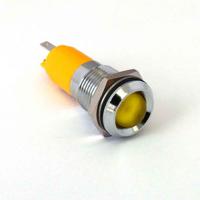 192a0352 CML Innovative Technologies 192AX35X Series Yellow Panel Mount Indicator, 24V ac/dc, 14mm Mounting Hole Size, IP67