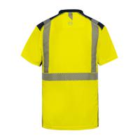 polotakc01jmm T2S Takamaka Yellow Unisex Hi Vis Polo Shirt, M