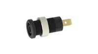 rnd-350-00058 4 mm panel socket, 4.8x0.8mm, black