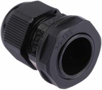 822-9672 RS PRO Black Nylon Cable Gland, PG13.5 Thread, 6mm min., 12mm max., IP68