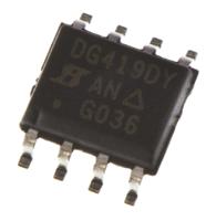 dg419dy-t1-e3 Vishay DG419DY-T1-E3 Analogue Switch Single SPDT 15 V, 18 V, 24 V, 28 V, 8-Pin SOIC