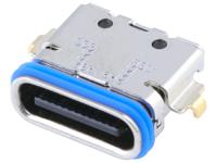 2216320001 Molex Right Angled, SMT, Socket- Single Port Type Type C USB 3.2 IPX7 USB Connector