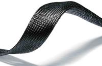 hegpx12-bk-rl-30mt HellermannTyton Expandable Braided PET Black Cable Sleeve, 12mm Diameter, 30m Length