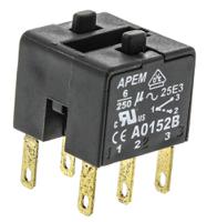 a0152b APEM A01 Series Contact Block for Use with A01 Series, 2CO