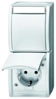 2601620-ew-54 Busch Jaeger - ABB Rocker Light Switch, 2 Way, 1 Gang