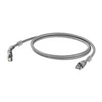 1233160005 Weidmuller, 0.5m Cat6, Grey RJ45 to Male RJ45 Male, S/FTP Shielded, Terminated LSZH Sheath