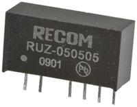 ruz-050505 Recom RUZ DC-DC Converter, 5V dc/ 200mA Output, 4.5 → 5.5 V dc Input, 2W, Through Hole, +85°C Max Temp -40°C Min