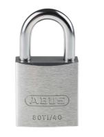 80ti40-ka8011 ABUS Key Weatherproof Titanium Weatherproof Padlock, Keyed Alike, 7mm Shackle, 40mm Body