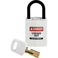 150188 Brady LOTO-100 Key Weatherproof Nylon, Plastic Padlock, 4.72mm Shackle, 32.00mm Body
